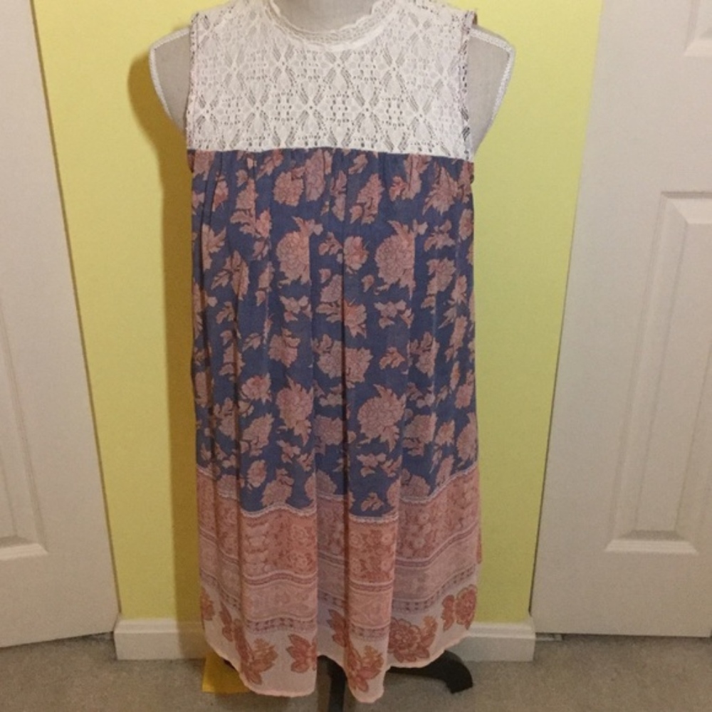 ⏰last chance⏰ cute boho shift sz s  darling colors